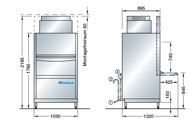 Abmessungen der FV 130.2